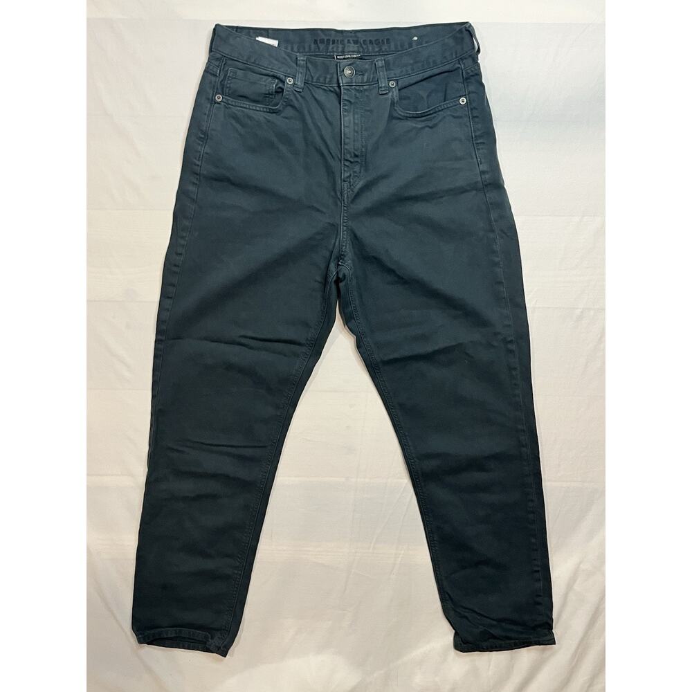 American Eagle Womens 8R Blue Green Stretch Pants